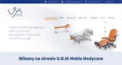 Desktop Screenshot of meble-medyczne.pl